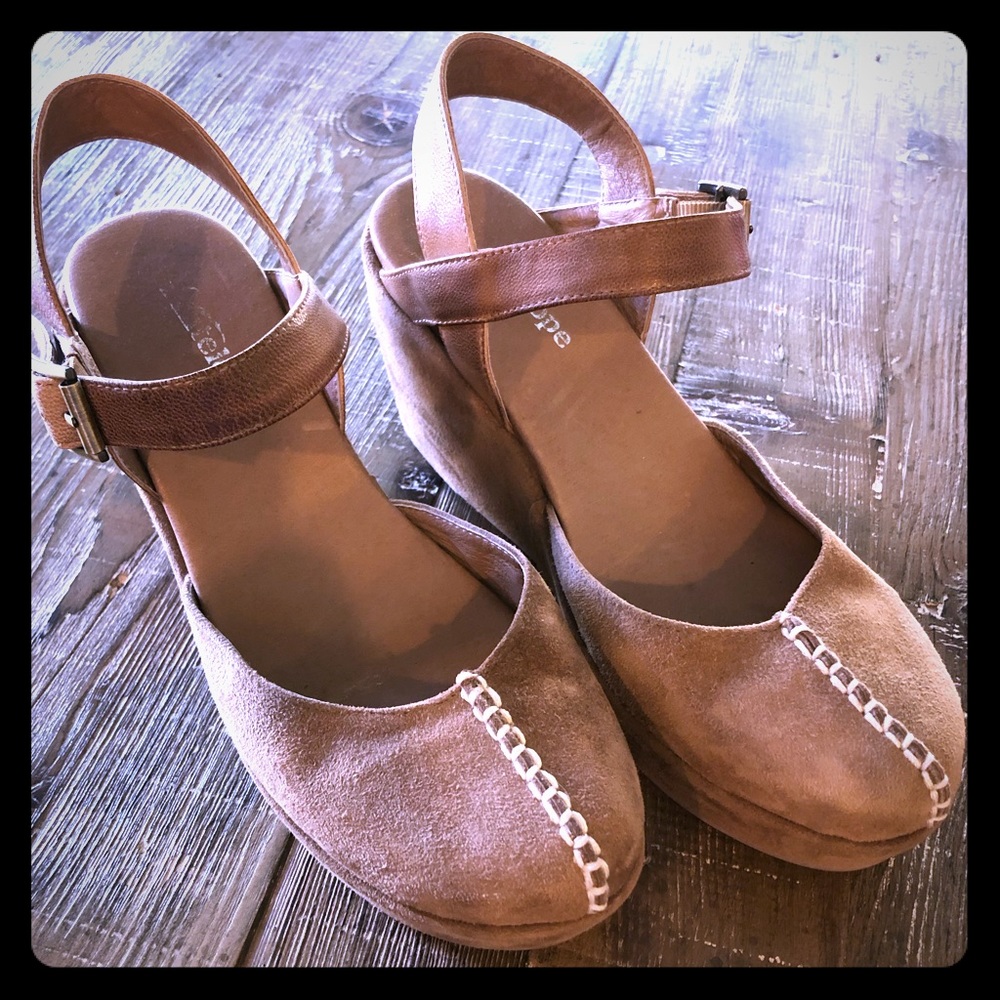 Antelope Suede Clogs